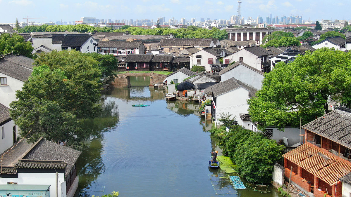 2019年9月7日,摄影师镜头聚焦江南古镇中唯一的世界文化遗产所在地—