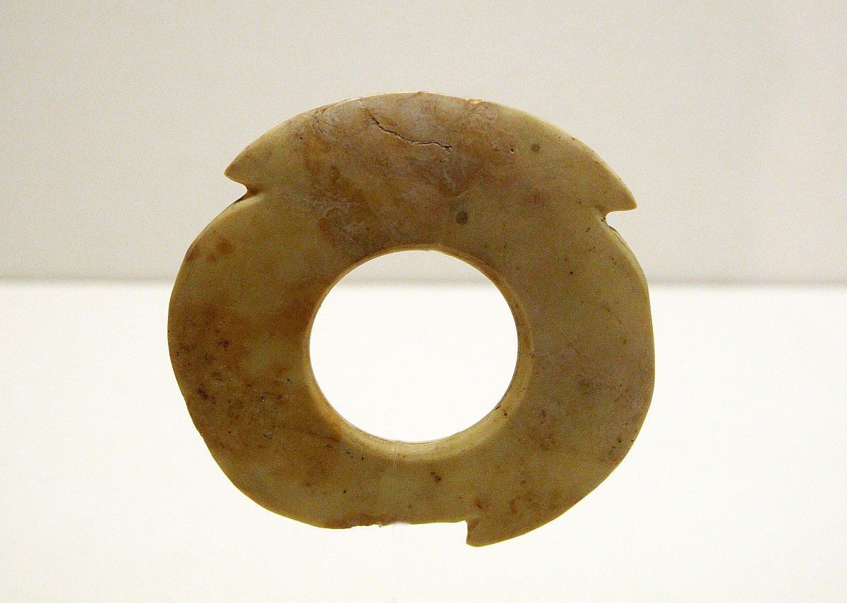 2012年12月05日 三牙璧,新石器时代,大汶口文化,1974年山东胶县三里河