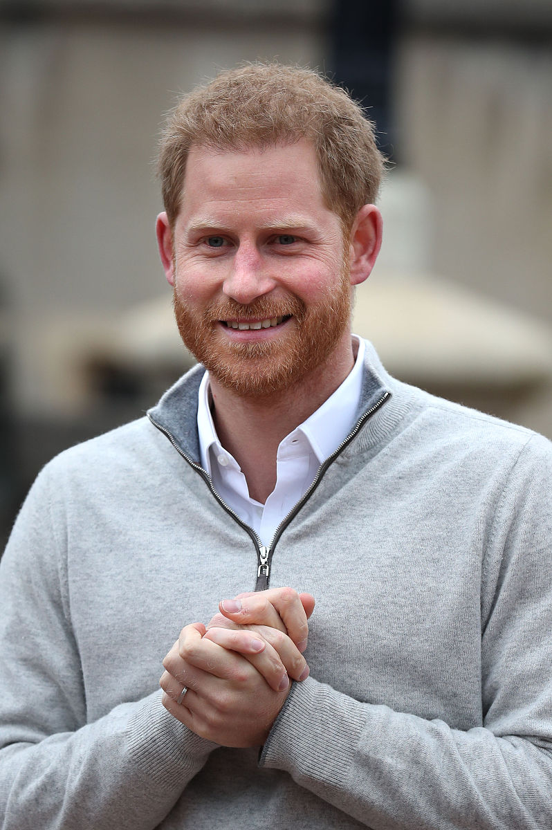 当地时间2019年5月6日,英国温莎,哈里王子(prince harry)宣布梅根王妃