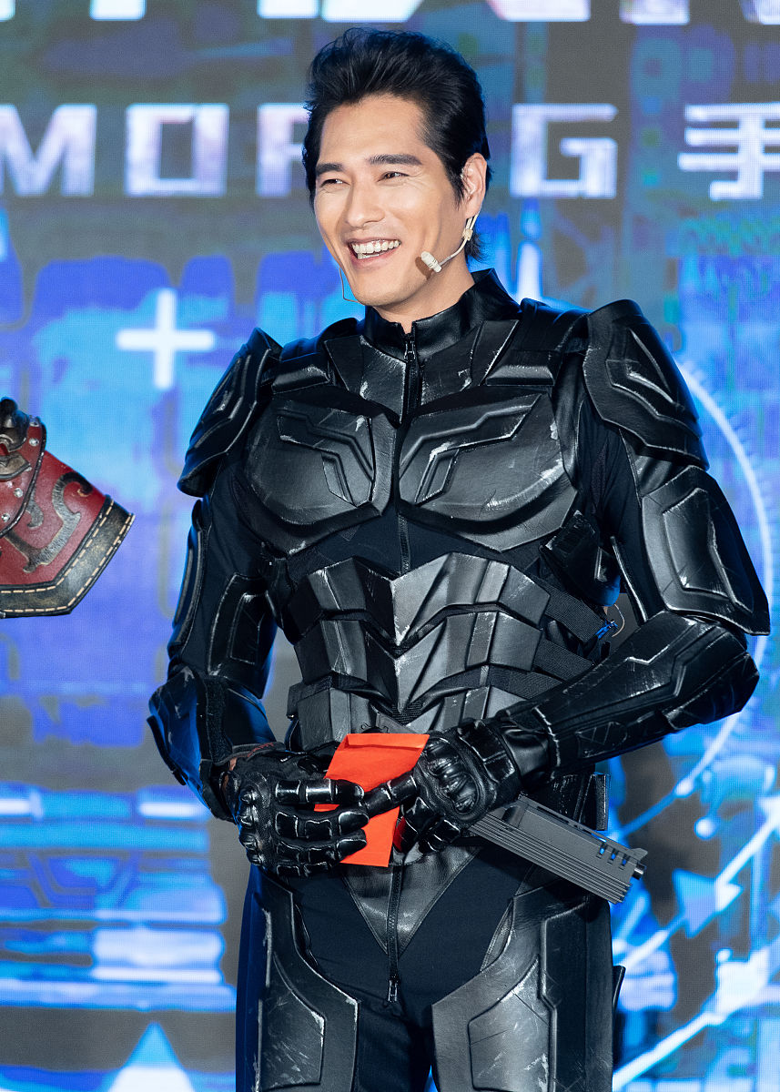 2020年7月16日,台北,明星现身游戏《黄易群侠传》推广记者会.蓝正龙  