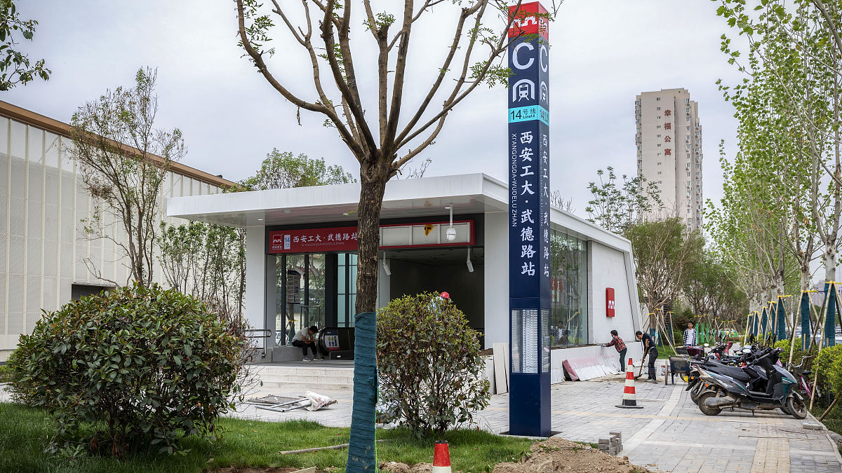 (如下载使用,请务必署名 曾文平,谢谢)2021年5月27日,西安,地铁14号线