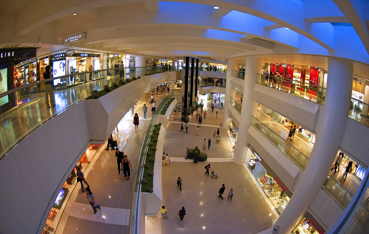 pacific place shopping mall , china, hong kong. (photo by: unive
