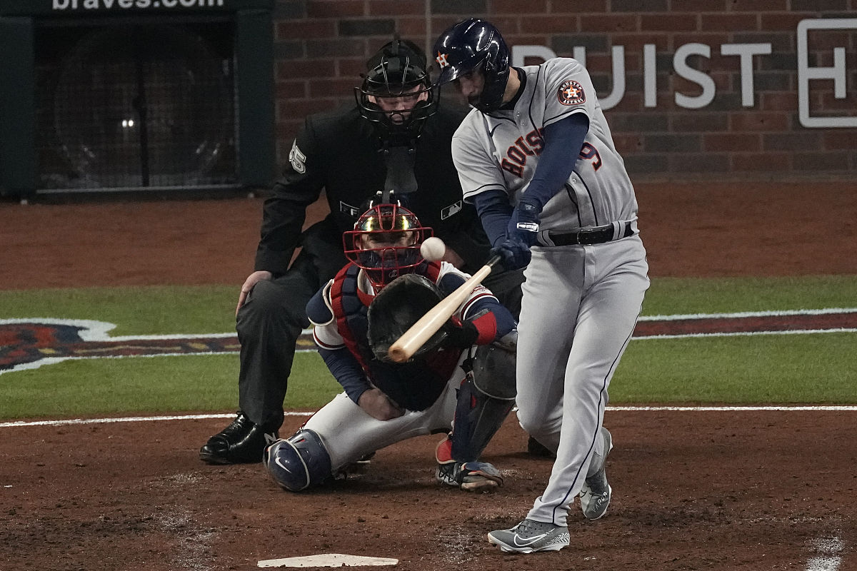 2021年10月31日,美国,2021mlb世界大赛g5,亚特兰大勇士vs休斯顿太空人