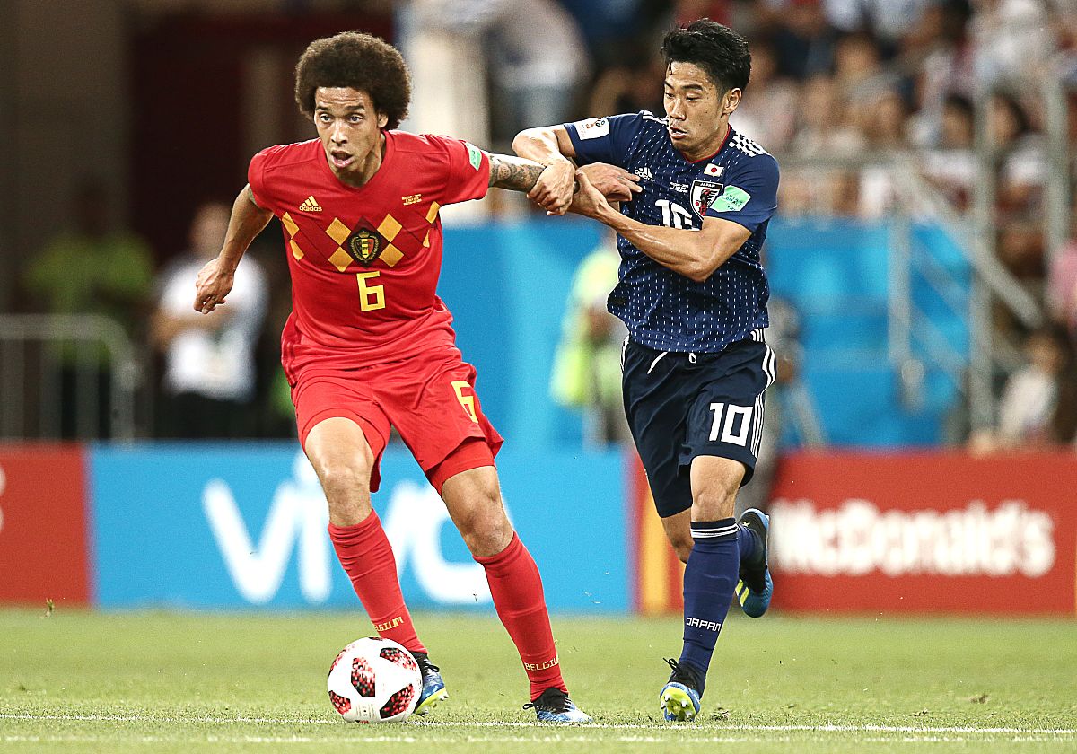 2018年7月2日,俄罗斯,2018俄罗斯世界杯1/8决赛,比利时3-2日本.rostov