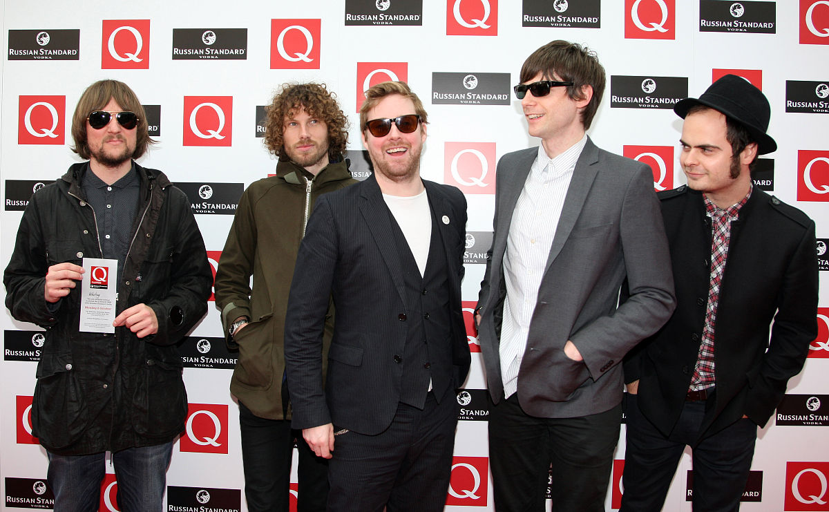 the q awards - london.kaiser chiefs attend the q awards at grosv