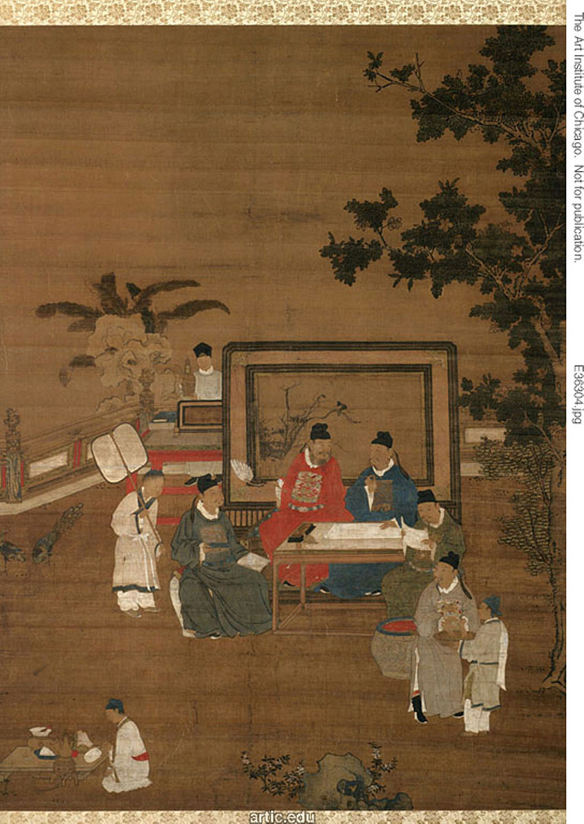 calligraphy, probably from the set "the four accomplishments", m