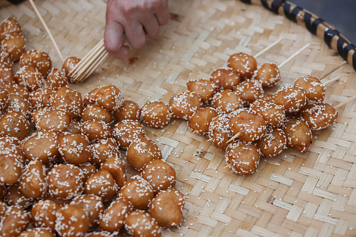 用土豆淀粉做的小吃