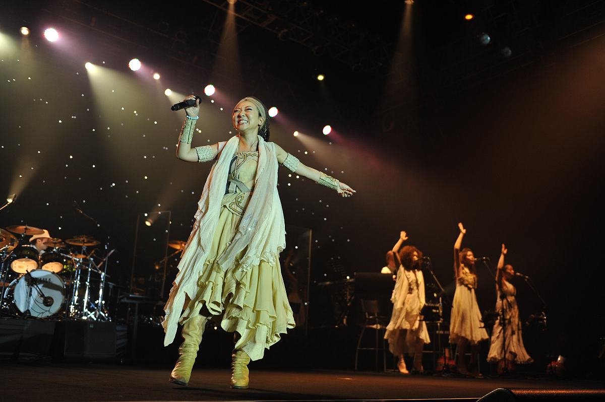 2013年6月23日,香港,日本天后米希亚(misia)香港演唱会.米希亚(misia)