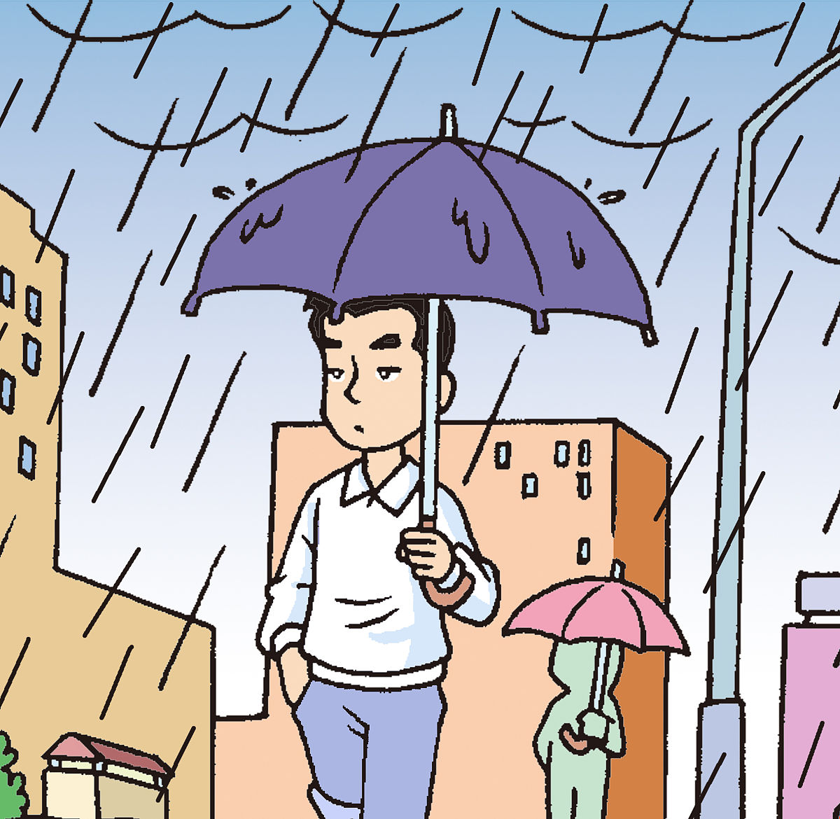 下雨天没带伞？步行到目的地的小技巧！