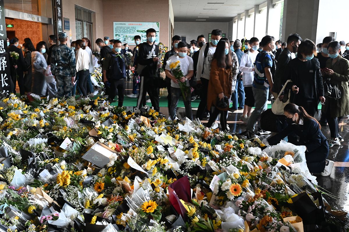 2021年5月23日,长沙市民送别袁隆平院士.(如果下载使用,请务必署名:红