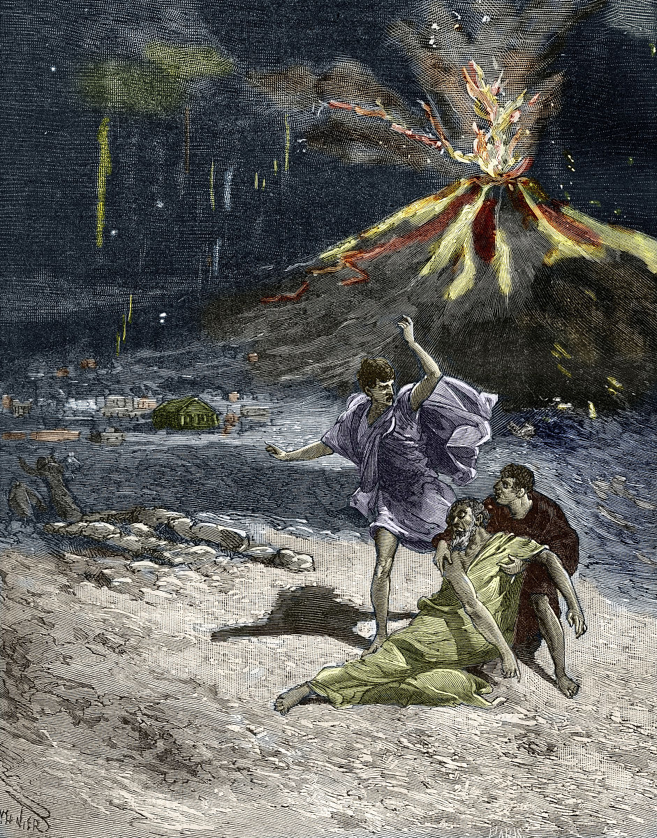 Pliny the Elder's Belief on Mt. Vesuvius Eruption: Natural Disaster or Divine Act?