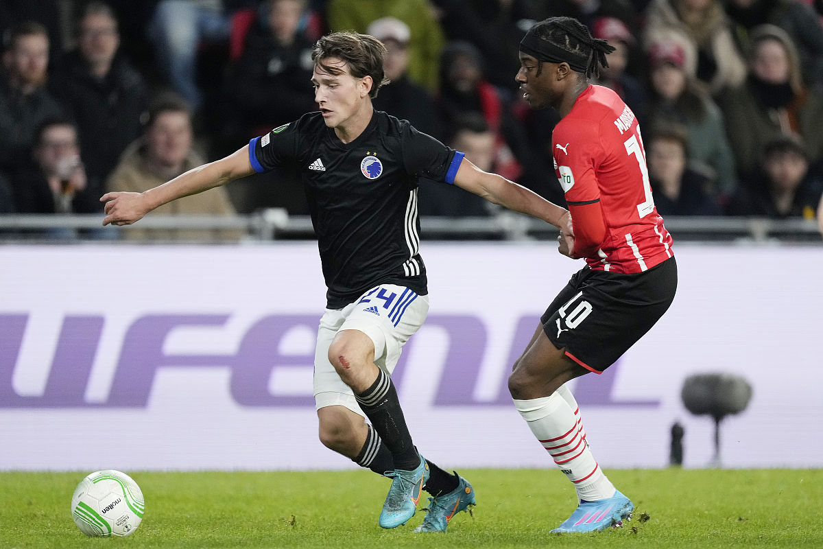 eindhoven, netherlands - march 10: william boving of fc copenhag