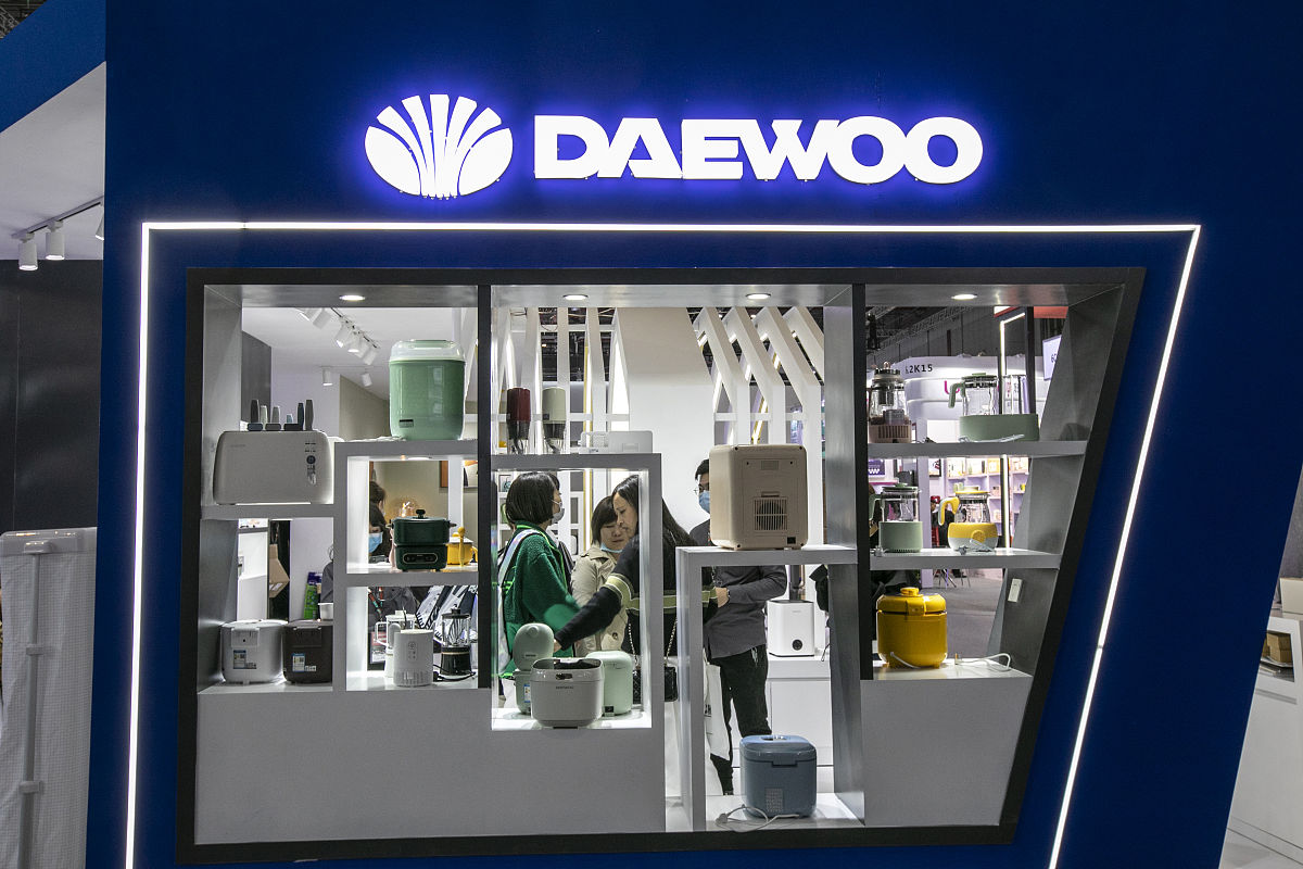 2021年3月24日,上海,中国家电及消费电子博览会(awe),daewoo,大宇集团