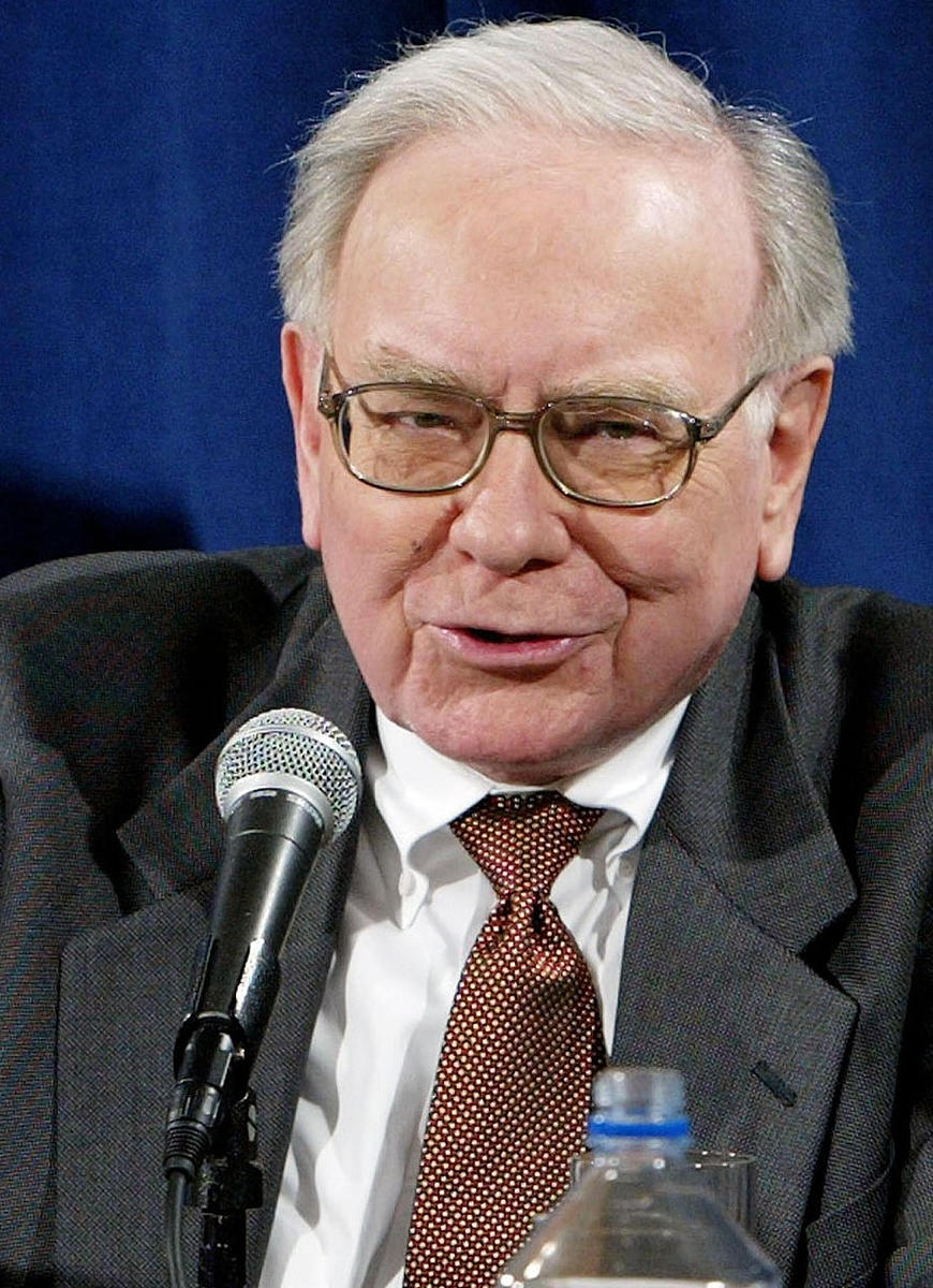 2004年2月25日,美国纽约,当亿万富翁投资商华伦.巴菲特(warren buffet