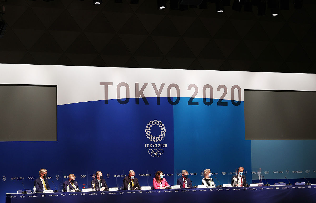 2021年7月21日,日本东京,2020东京奥运会,国际奥委会召开新闻发布会.t