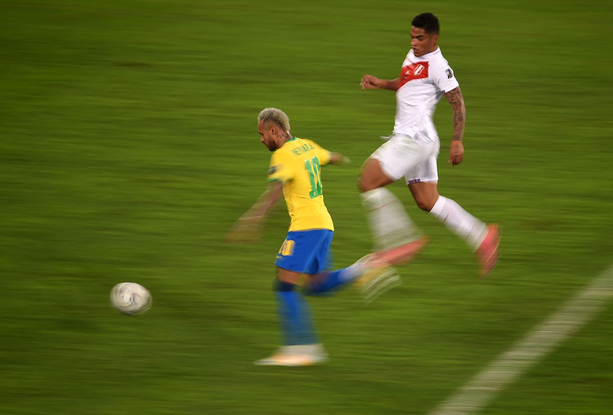 2021年7月5日,巴西,2021美洲杯半决赛:巴西1-0秘鲁.brazil's neymar (
