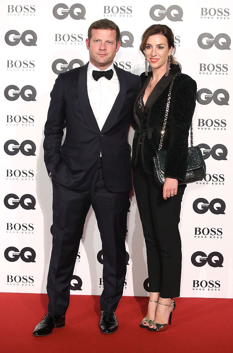 london, england - september 05:  dermot o'leary and dee koppang 