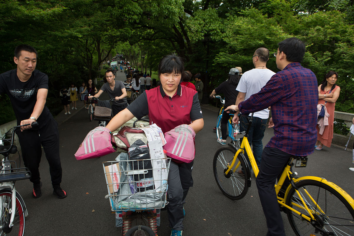 大学生志愿服务：共享单车有序摆放，共建美好校园环境