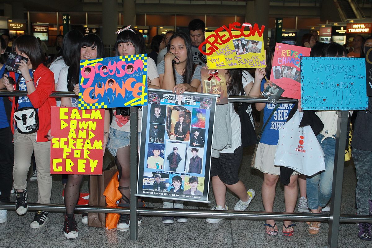 2012年4月28日,香港,天才神童,lady gaga师弟格雷森·蔡斯greyson cha