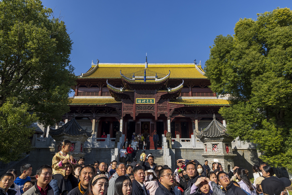 2025年11月22日,江西南昌,万寿宫(铁柱宫).