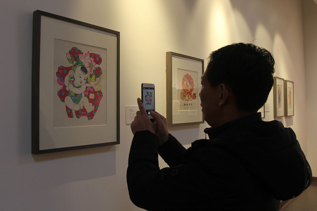 2018年1月21日,《大过新年——中国民间年画贺岁展》在武汉天地壹方购