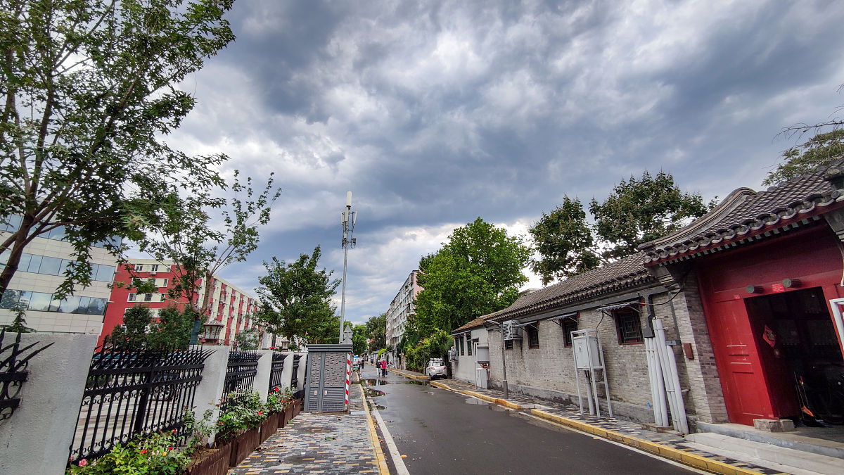 2020年9月1日,北京,  东城区,雨后京城更好看