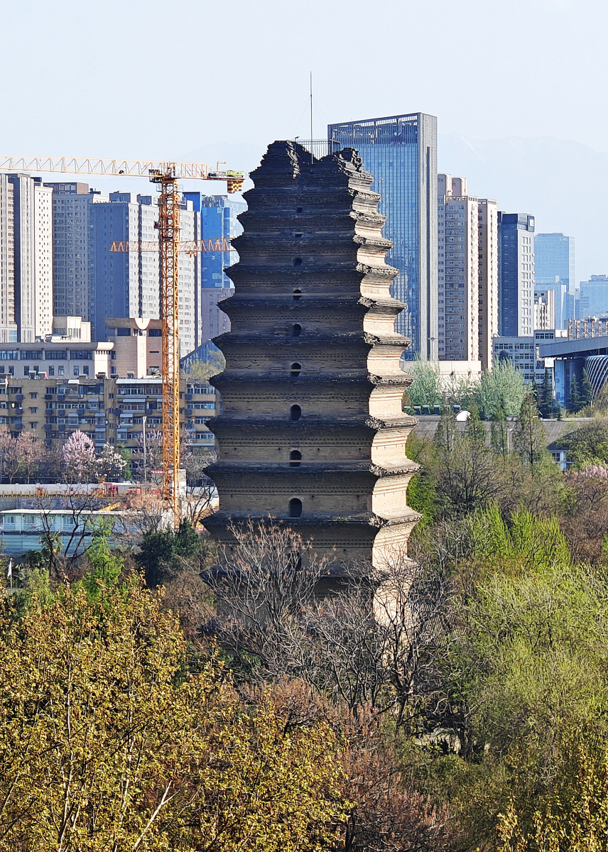 2026年4月1日,西安,小雁塔.