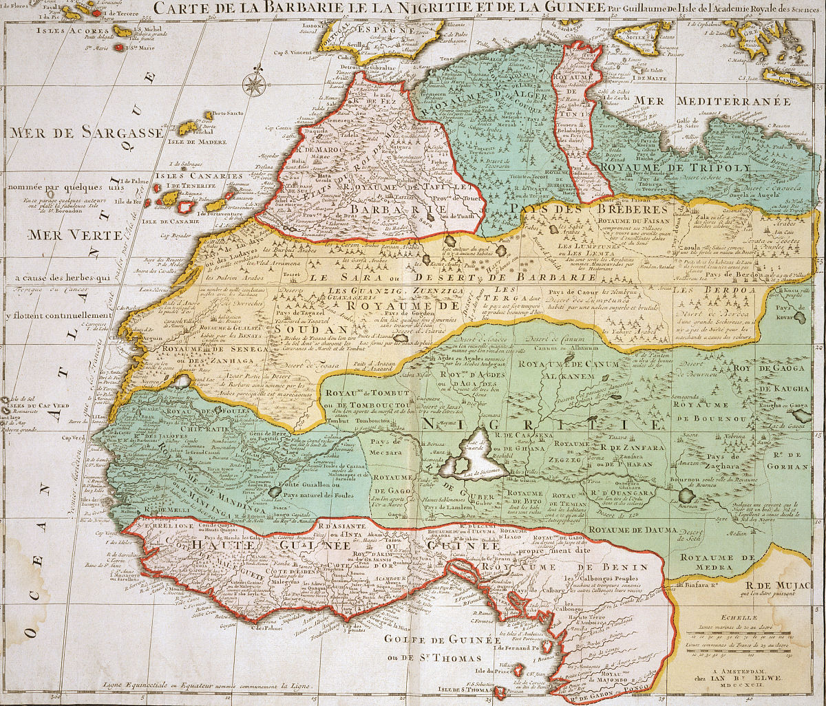 map of west africa (photo by  historical picture