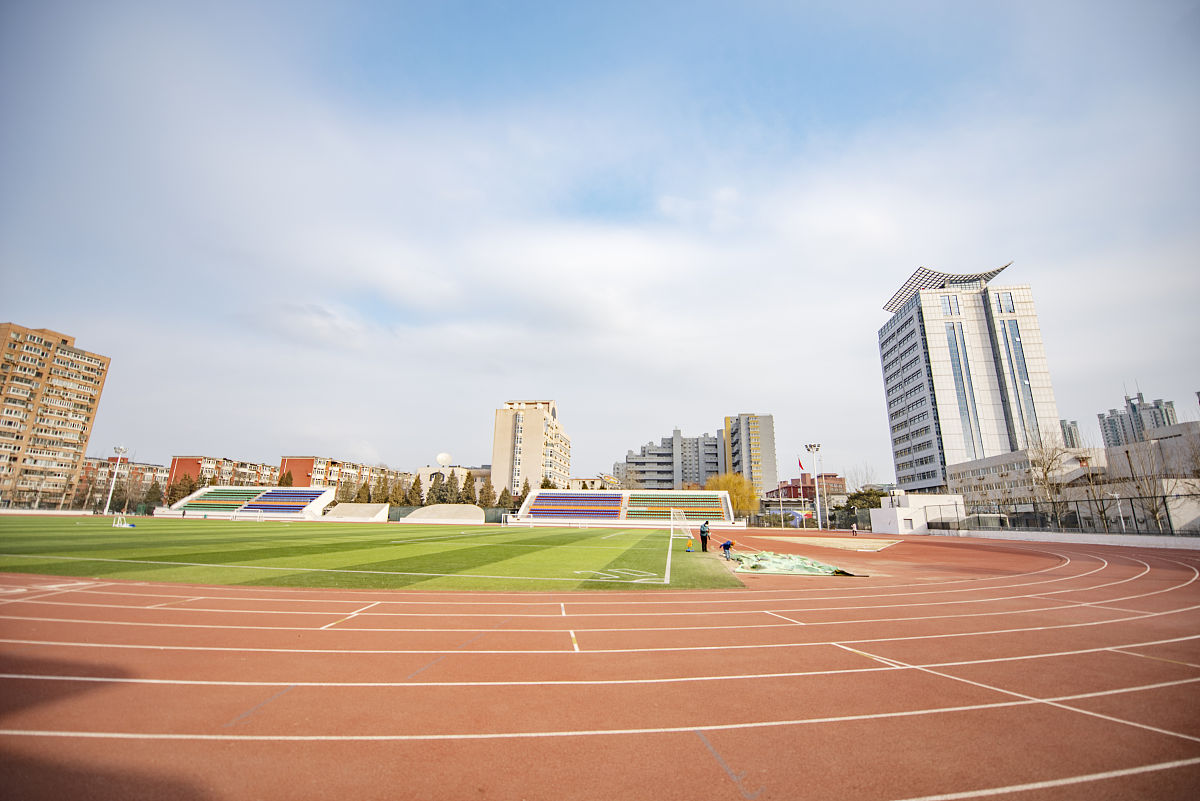 2021年1月19日,北京,中国传媒大学校园风景.