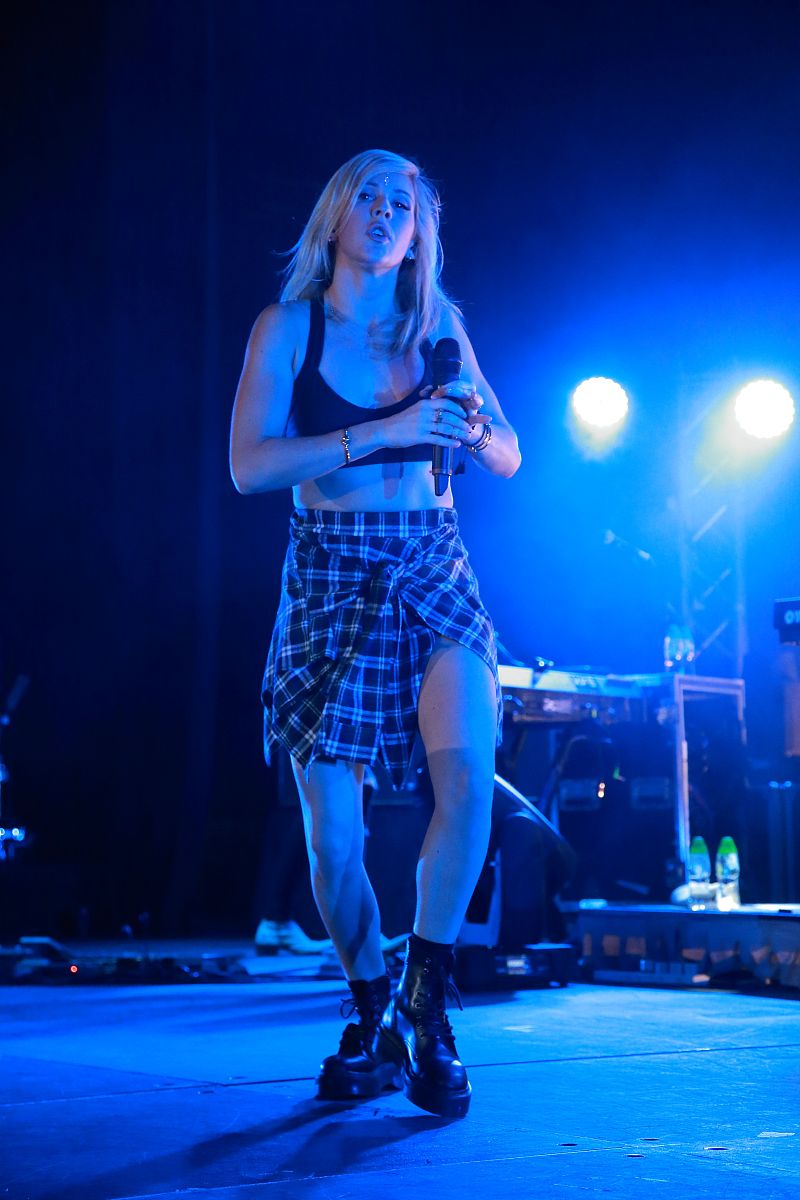 2014年8月12日,香港,英国女歌手艾丽-古尔<strong>丁</strong>(ellie goulding)演唱会.