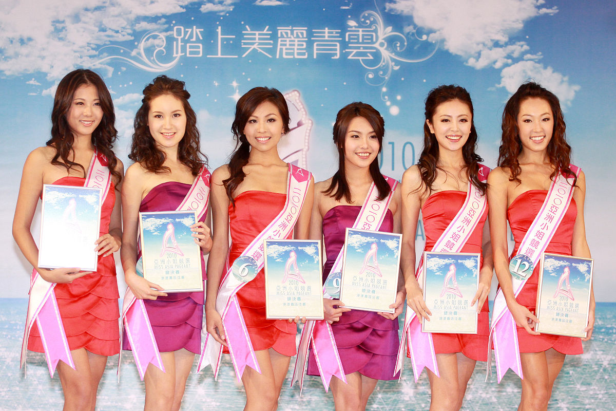 2010年10月26日,香港,《亚洲小姐竞选》选出港澳赛区6强.+++_+++亚洲
