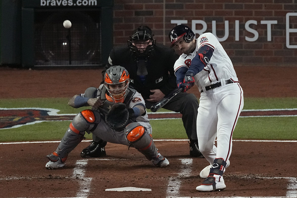2021年10月31日,美国,2021mlb世界大赛g5,亚特兰大勇士vs休斯顿太空人
