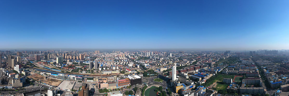 2019年7月1日,航拍河南许昌市区.