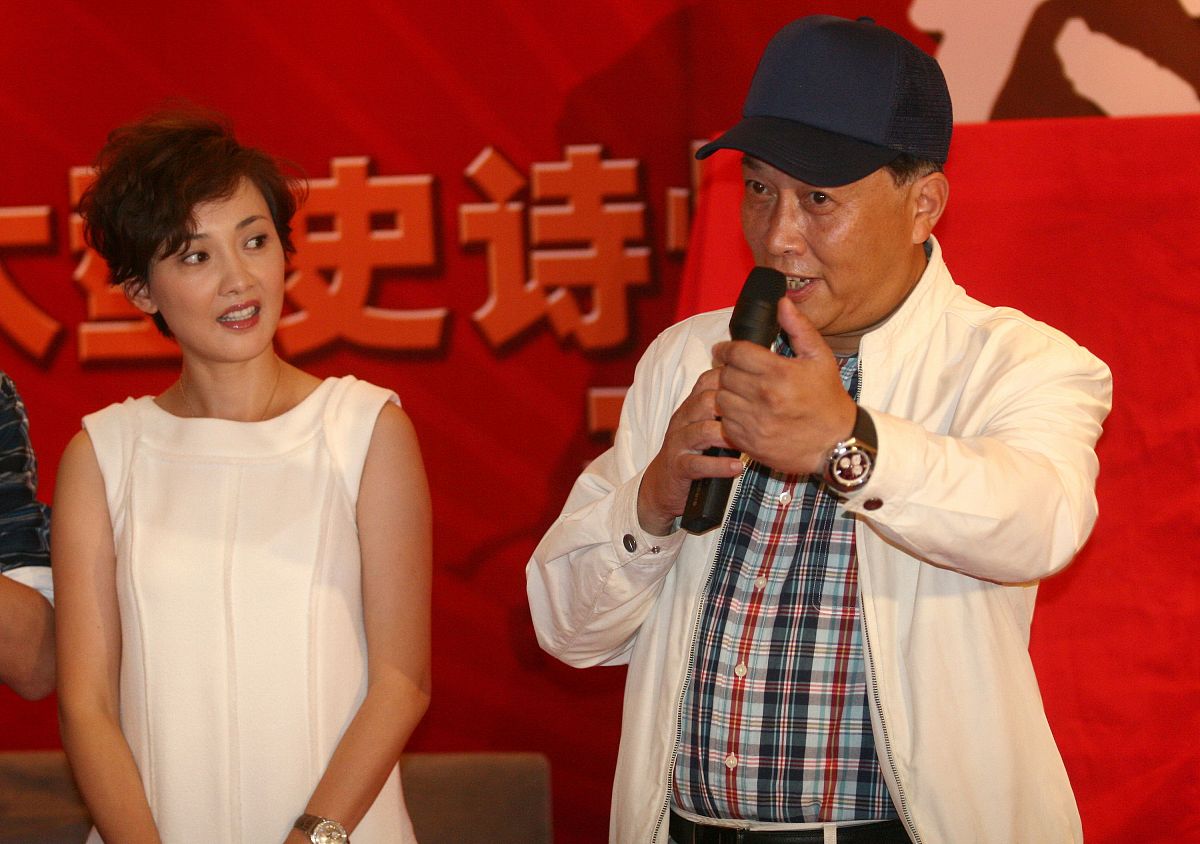 2011年9月3日,北京,电影《大格局》开机发布会.唐国强 牛莉+++_+++开