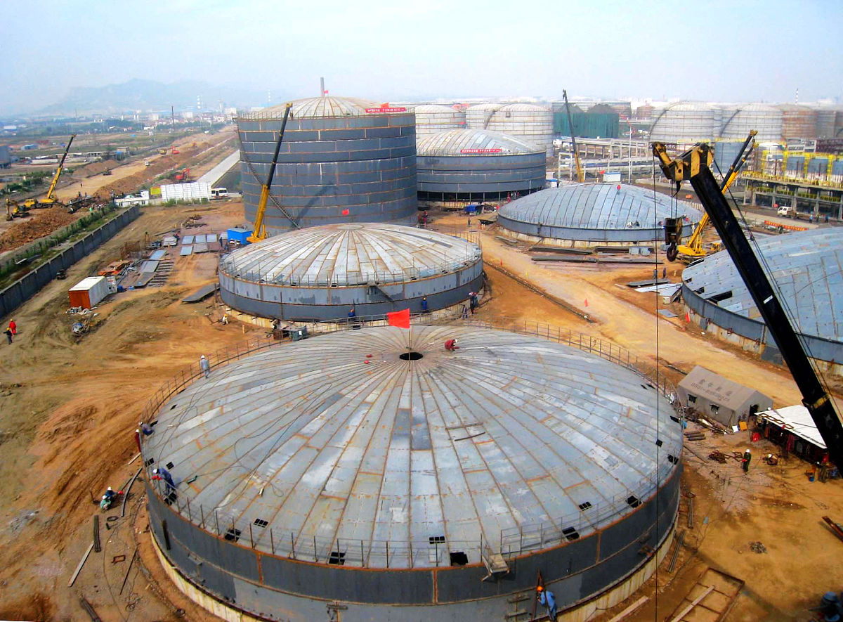 青岛三桶油油罐建设项目开工，总投资10亿元，增加港口储油能力