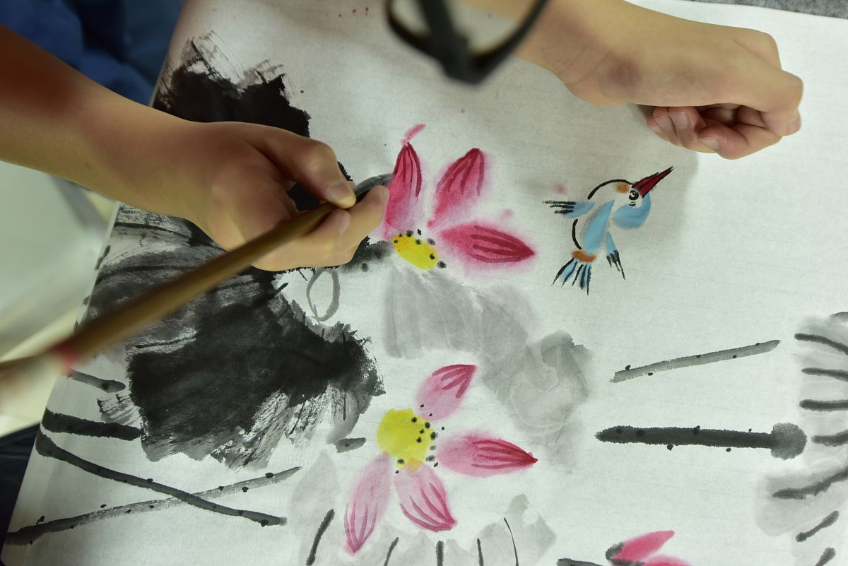 怎么从中国画的用笔用墨和用色的方面上好一堂课