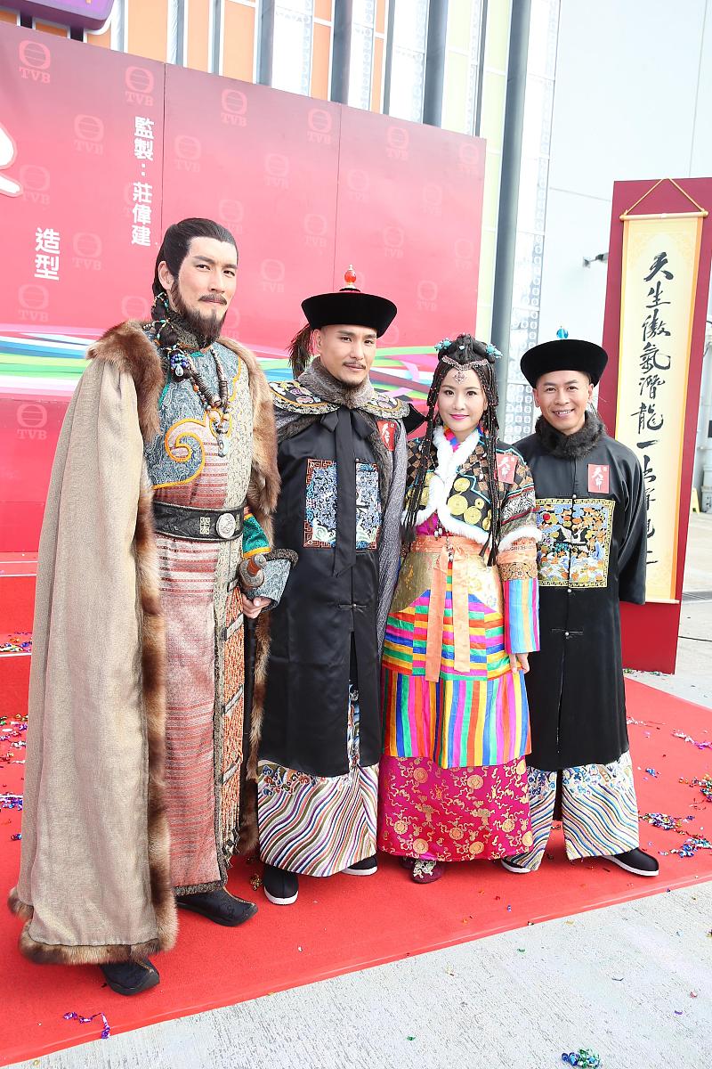 2016年12月13日,香港,明星参加tvb剧集《天命》造型记者会.张文慈