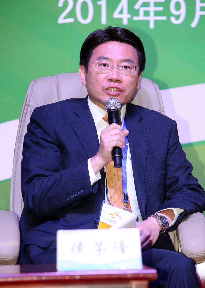 2014年09月02日,北京,统一企业(中国)投资有限公司总经理侯荣隆在第十