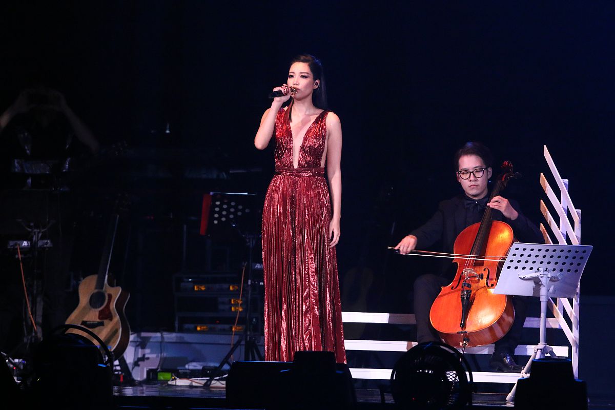 2015年8月30日,台北,明星演唱会举行.a-lin(黄丽玲)