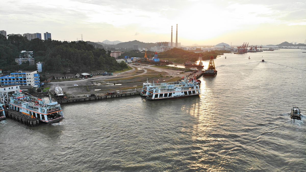 2019年5月25日,广州南沙虎门渡口.
