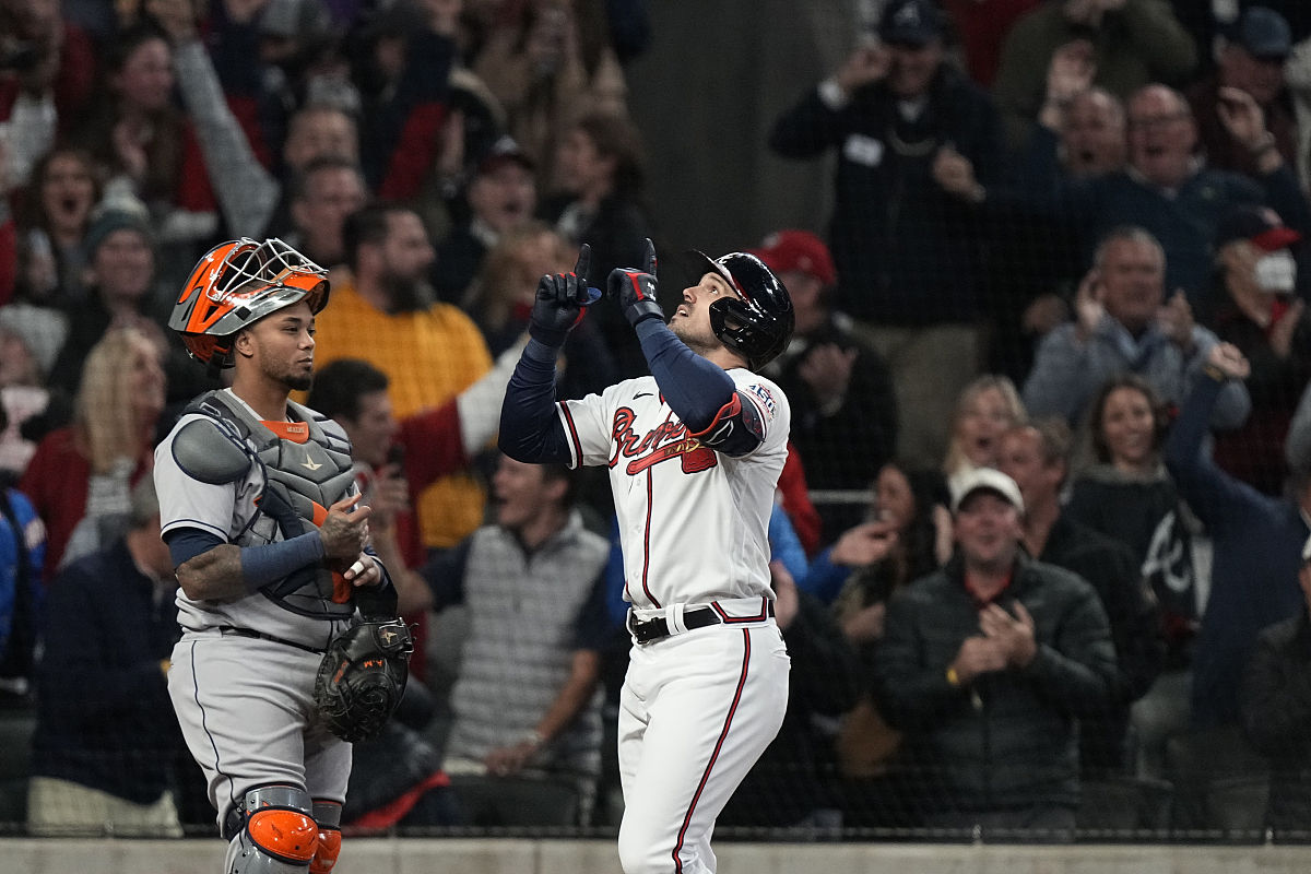2021年10月31日,美国,2021mlb世界大赛g5,亚特兰大勇士vs休斯顿太空人