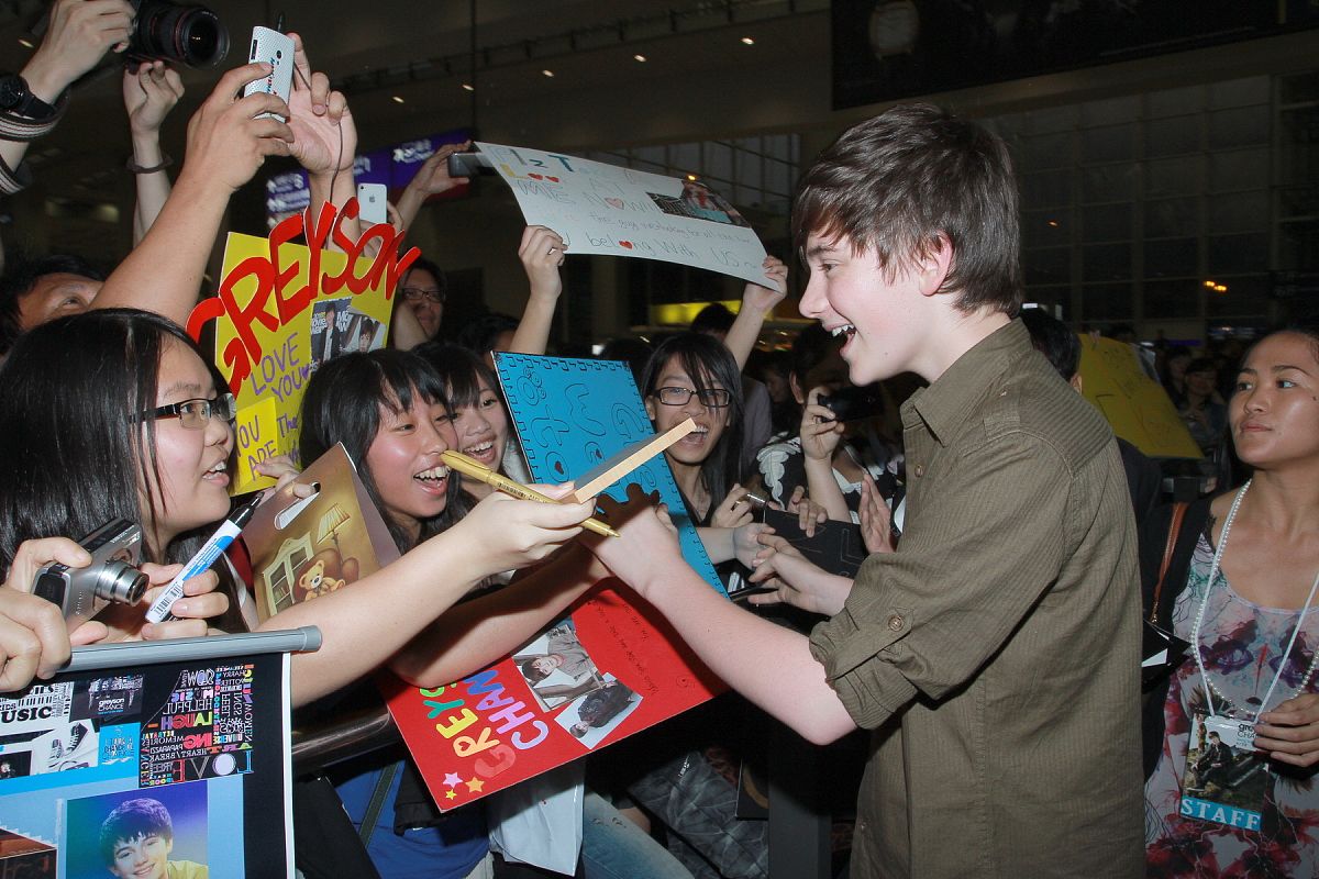2012年4月28日,香港,天才神童,lady gaga师弟格雷森·蔡斯greyson cha