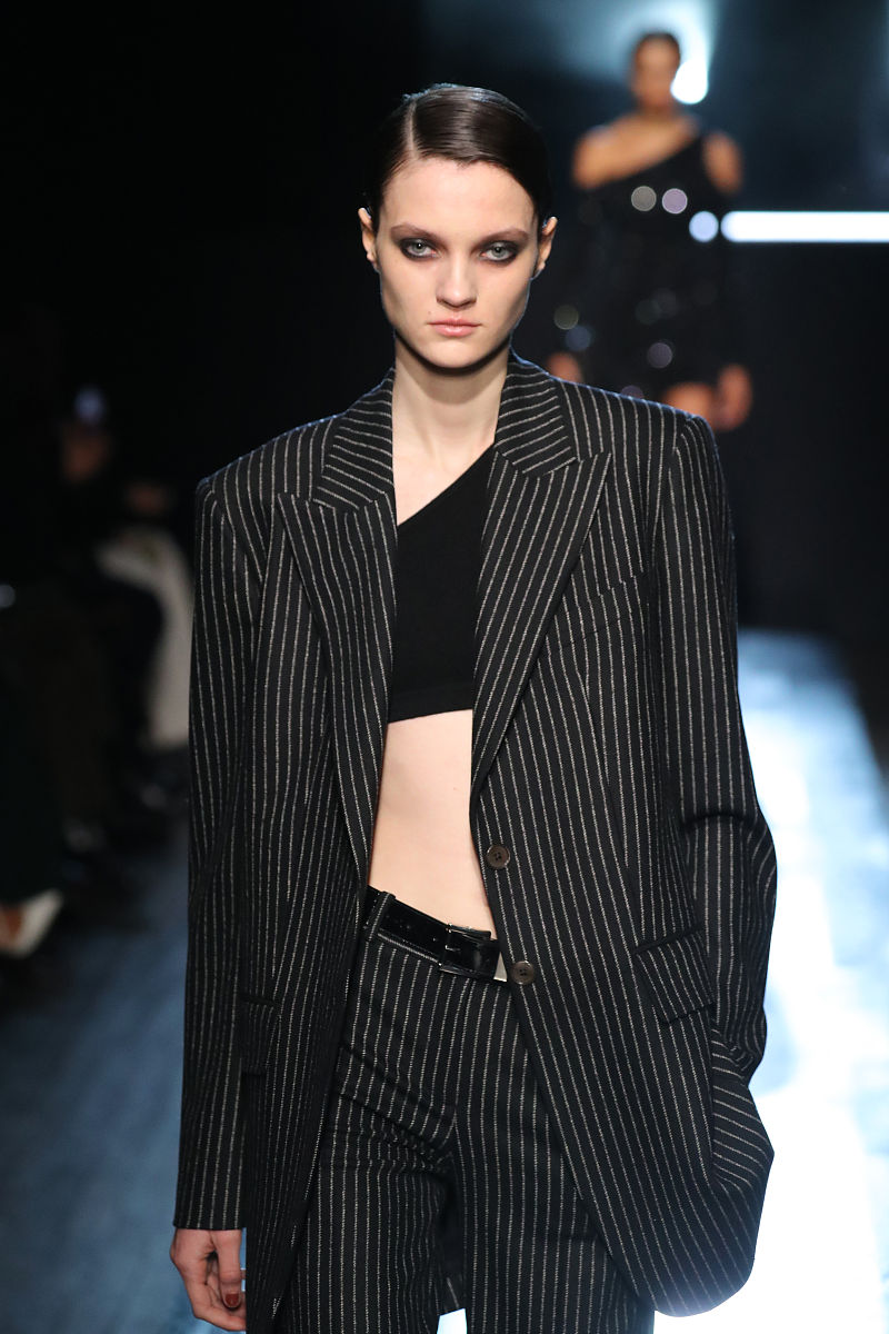 当地时间2022年2月15日,纽约,2022秋冬纽约时装周:michael kors 品牌