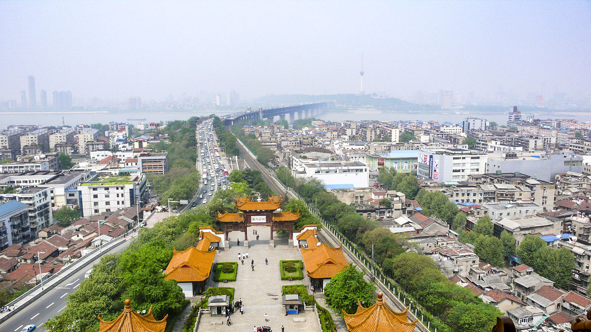 2008年4月9日,湖北武汉风景.