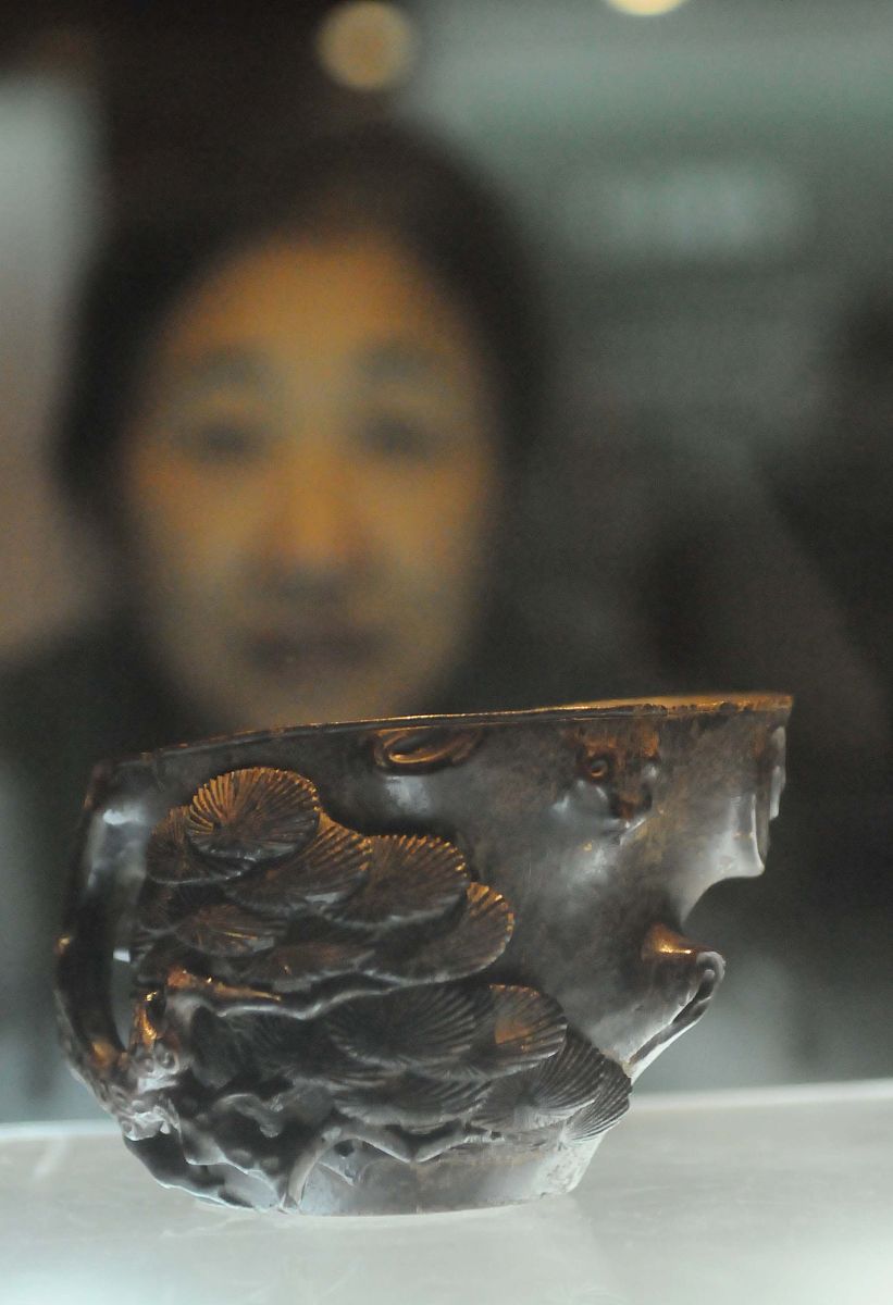 2011年11月22日,杭州,《竹韵——慈溪木艺堂藏古代竹雕艺术品特展》在