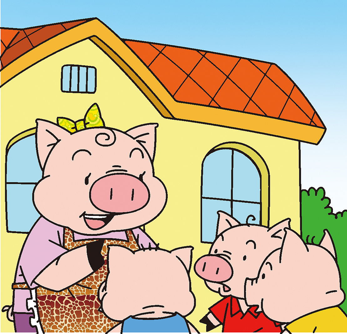 三只小猪故事：学建筑，懂安全，培养幼儿表达力