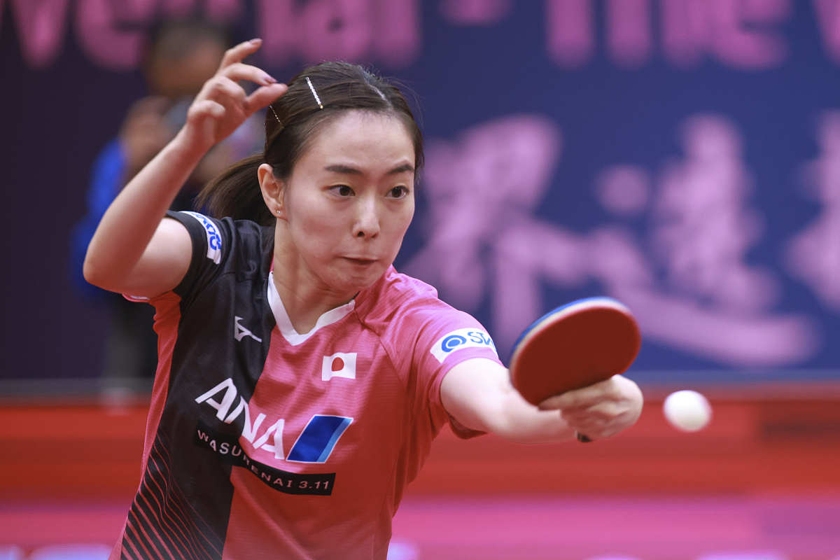 2020年11月9日,山东威海,2020女乒世界杯次日赛况.石川佳纯