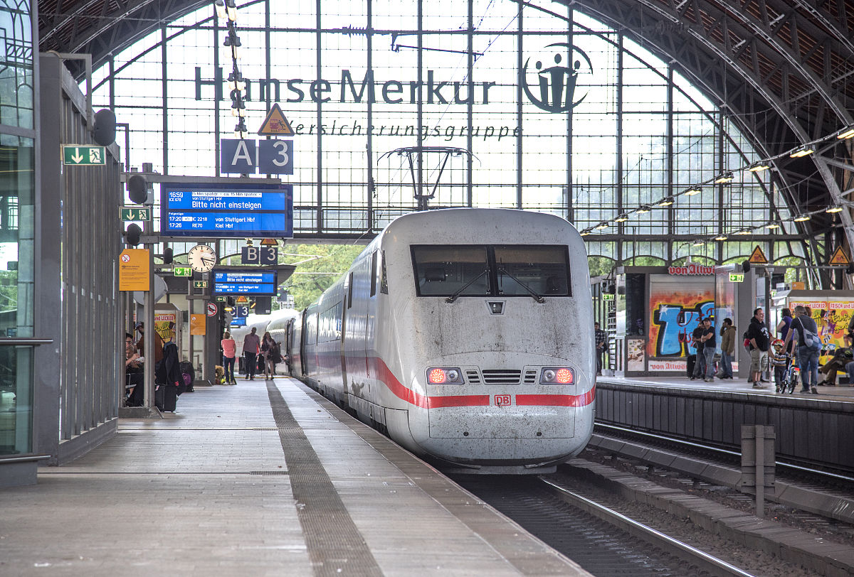 2020年10月23日,德国汉堡,db(deutsche bahn)德国铁路ice(inter-city-