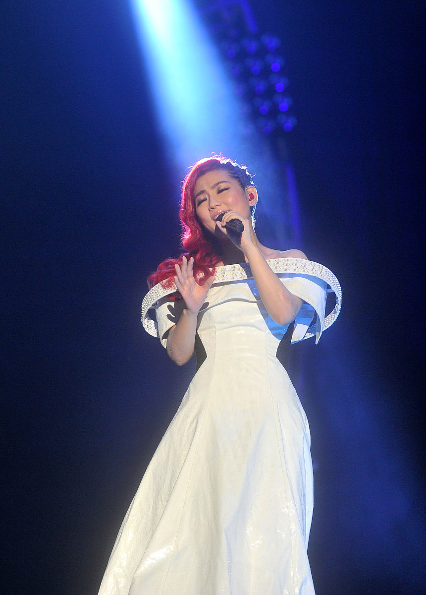 2013年08月10日,广东省广州市,s.h.e广州复出演唱会举行.s.h.e selina