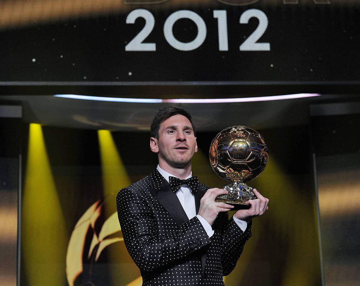 梅西获得的奖项